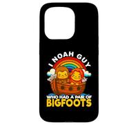 Custodia per iPhone 15 Pro Sono un ragazzo di Noah che aveva un paio di bigfoot, l'Arca di Noè, la fede nello Yeti?