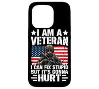 Custodia per iPhone 15 Pro Sono un veterano che posso aggiustare stupido ma farà male