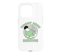 Custodia per iPhone 15 Pro SOPRAVVIVENZA AL MAL DI TUMMY Il mio stomaco fa male Meme divertente