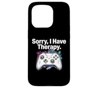 Custodia per iPhone 15 Pro Sorry I Have Therapy Controller per console per videogiochi