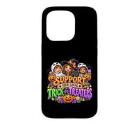Custodia per iPhone 15 Pro Sostieni il tuo dolcetto o scherzetto locale Halloween