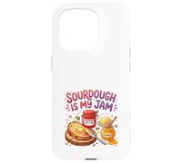 Custodia per iPhone 15 Pro Sourdough Is My Jam Funny Baking for Women Bakers Moms