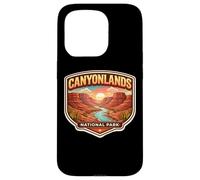 Custodia per iPhone 15 Pro Souvenir del Parco Nazionale delle Canyonlands Utah Memorabilia Escursionista