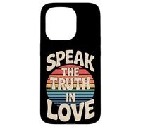Custodia per iPhone 15 Pro Speak The Truth In Love Gentile Onestà Fede |-