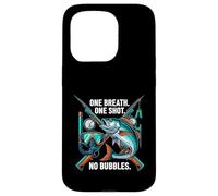 Custodia per iPhone 15 Pro Spearfishing One Breath One Shot No Bubbles Diver