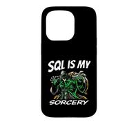 Custodia per iPhone 15 Pro SQL Developer Sorcery Funny Database Admin Programmer