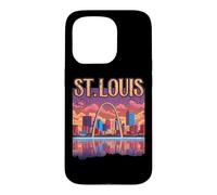 Custodia per iPhone 15 Pro st. louis, gateway, arco, missouri, paesaggio urbano, orizzonte