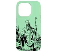Custodia per iPhone 15 Pro St Patrick Catholic Saint Patricks Day Snakes Irlanda