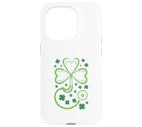 Custodia per iPhone 15 Pro St Patrick's Day Nurse Doctor Stethoscope Shamrock RN MD