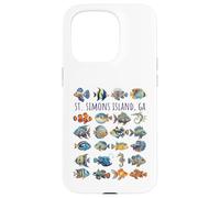 Custodia per iPhone 15 Pro St Simons Island GA - Pesce colorato