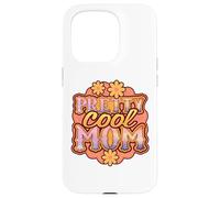 Custodia per iPhone 15 Pro Stampa floreale Pretty Cool Mom per le madri