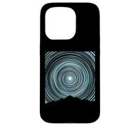 Custodia per iPhone 15 Pro Star Trails Polaris Cielo notturno Fotografia Arte
