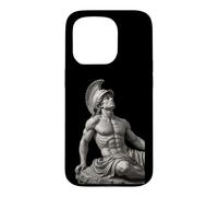 Custodia per iPhone 15 Pro Statua greca classica Achille Scultura Grafica Arte