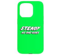 Custodia per iPhone 15 Pro Steady as She Goes | 2000's Music Song White
