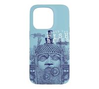 Custodia per iPhone 15 Pro Steampunk Aesthetic Macabra Encyclopedia Maya Statue
