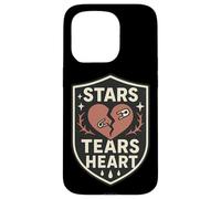 Custodia per iPhone 15 Pro Stelle Lacrime Cuore