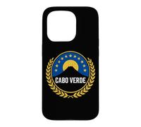 Custodia per iPhone 15 Pro Stemma del patrimonio dell'isola degli squali blu di Capo Verde