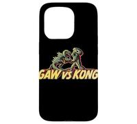 Custodia per iPhone 15 Pro Stencil Mash Geek tra King Kong Skull Island e Gaw MonsterVerse