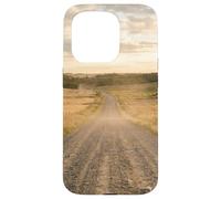 Custodia per iPhone 15 Pro Strada di ghiaia rurale Campagna Scenic Winding Path