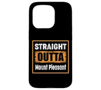 Custodia per iPhone 15 Pro Straight Outta Mount Piacevole Carolina del Sud USA Umorismo Retro