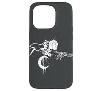 Custodia per iPhone 15 Pro Stregoneria Occulto Michelangelo Luna Rosa Stregoneria Gotico