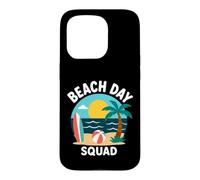Custodia per iPhone 15 Pro Summer Ocean Vacation Funny Beach Day Squad