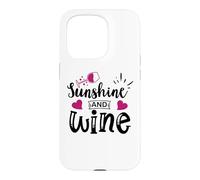 Custodia per iPhone 15 Pro Sunshine & Wine Book Club Merch,Read Between the Wines Women