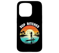 Custodia per iPhone 15 Pro SUP Bitches Paddleboard Paddle Board Boarding Ragazze Donne
