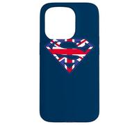 Custodia per iPhone 15 Pro Superman Great Britian Shield