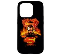 Custodia per iPhone 15 Pro Superman Man On Fire