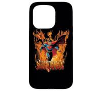 Custodia per iPhone 15 Pro Superman Through the Fire