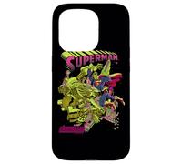 Custodia per iPhone 15 Pro Superman Versus Metallo Blacklight