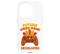 Custodia per iPhone 15 Pro Sviluppatore di videogiochi Future Thanksgiving Gaming Fun Boy Kid