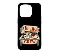 Custodia per iPhone 15 Pro TAG TABLE CREW Banco per mercatino dell'usato