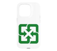 Custodia per iPhone 15 Pro Taiwan Riciclaggio Logo Giornata della Terra Riciclare Ambiente Ecologia