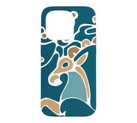 Custodia per iPhone 15 Pro Tatuaggio Esoterico Siberian Ice Prince Princess Deer