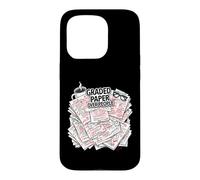 Custodia per iPhone 15 Pro Teacher Introvert Graded Paper Over People
