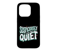 Custodia per iPhone 15 Pro Teacher Librarian Suspiciously Quiet Bookworm