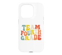 Custodia per iPhone 15 Pro Team Fourth Grade Back to School 4th Grade Teacher Boys Kids