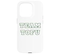 Custodia per iPhone 15 Pro Team Tofu Vegan Vegetariano Tee Per Gli Amanti Del Tofu.