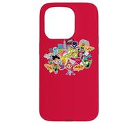 Custodia per iPhone 15 Pro Teen Titans Go! Pizza War!