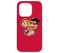 Custodia per iPhone 15 Pro Teen Titans Go! Starfire and Robin