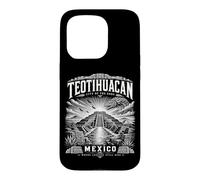 Custodia per iPhone 15 Pro Teotihuacan Città del Messico degli Dei Antica Piramide Art