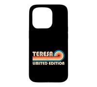 Custodia per iPhone 15 Pro TERESA Retro 70s 80s Sunset Stripe