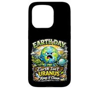 Custodia per iPhone 15 Pro Terra Isnt Urano Keep It Clean Funny Earth Day