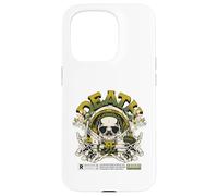 Custodia per iPhone 15 Pro Teschio astronauta del vuoto cosmico della morte fantascientifica