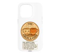 Custodia per iPhone 15 Pro The Abuela Code Funny Grandma Rules Hugs