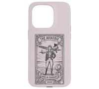 Custodia per iPhone 15 Pro The Aviatrix Tarocco Card, Vintage Female Pilot Aviation regalo