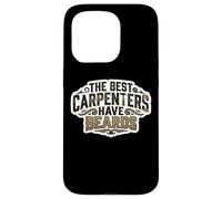 Custodia per iPhone 15 Pro The Best Carpenters Have Beards Bearded Wood Worker Citazione