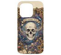 Custodia per iPhone 15 Pro The Cosmic Sigil Celestial Skull and Galaxy